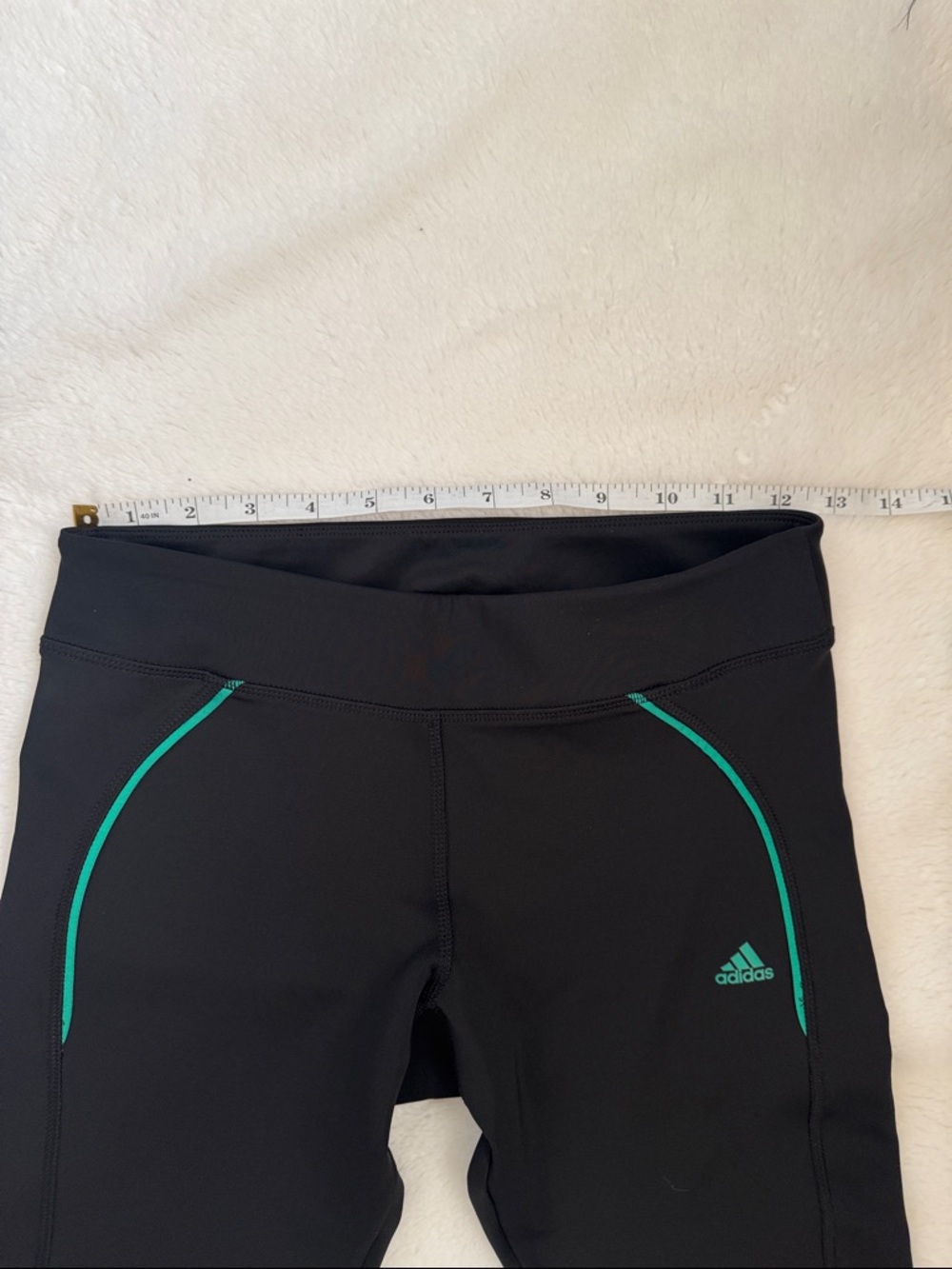 Adidas Black Capri Leggings Size M - Picture 5 of 10